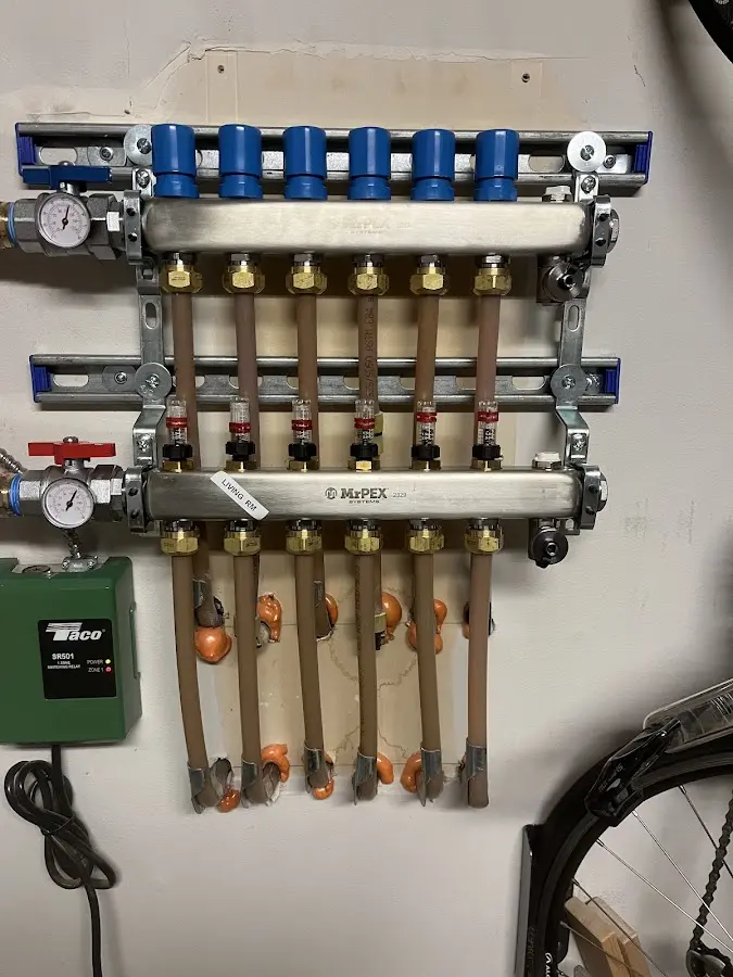 Plumber performing Leak Detection at a residential property in New Haven